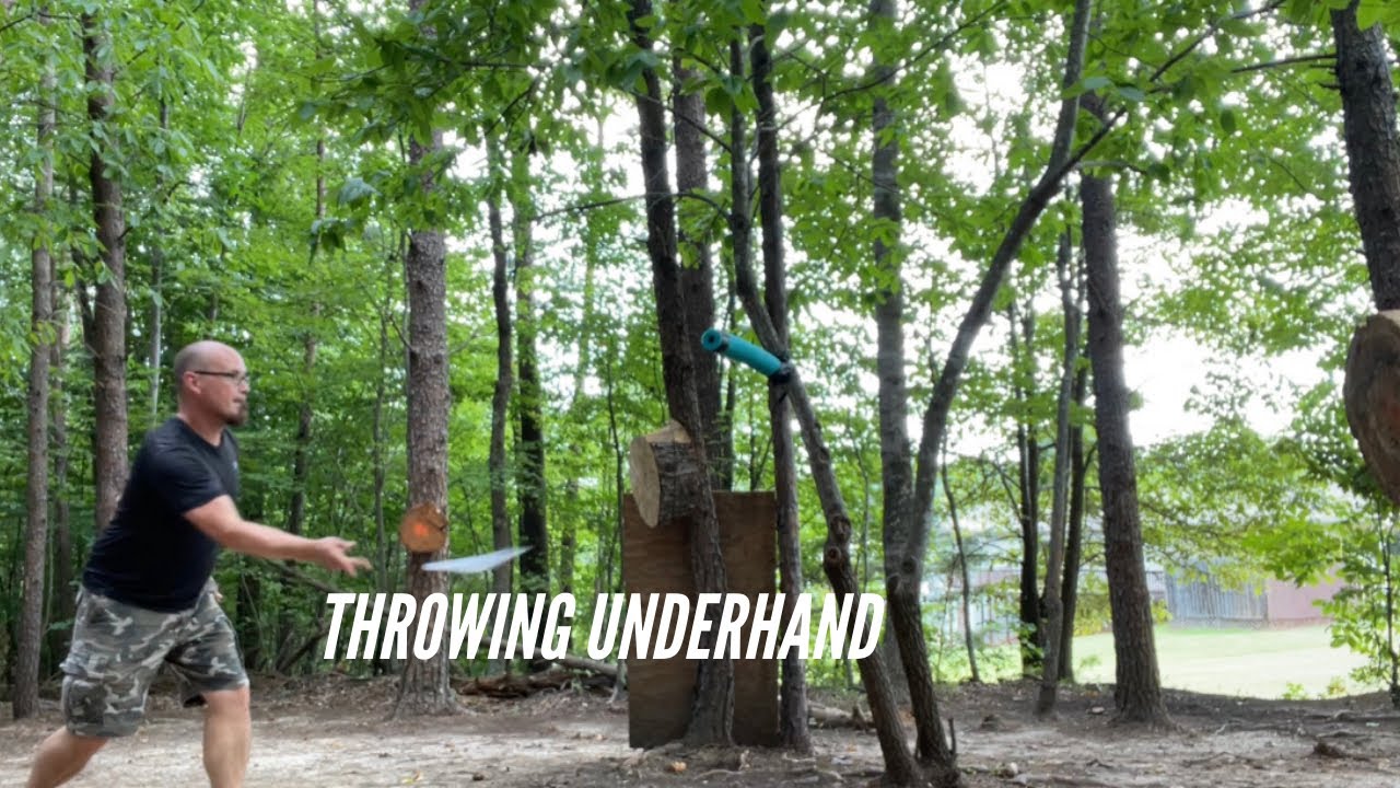 Underhand rotational knife throwing YouTube