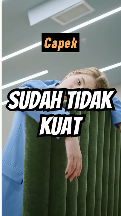 Capek ngadepin orang ❌ capek ngadepin ketiak sendiri selalu basah dan bau padahal