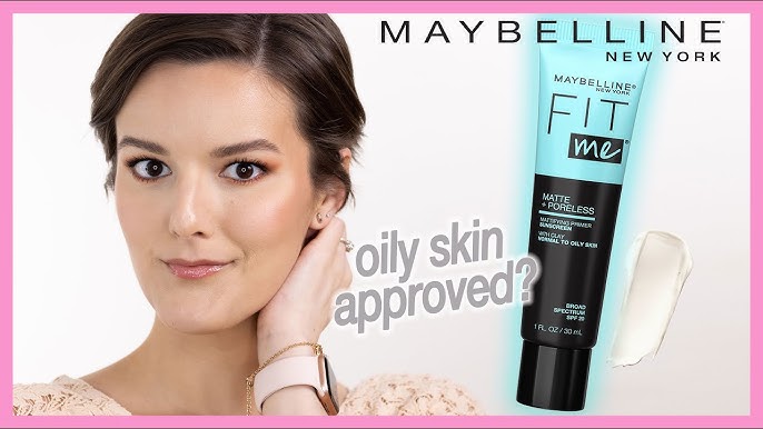 NEW* MAYBELLINE FIT ME! MATTE PORELESS PRIMER + ALL DAY WEAR *oily skin* |  MagdalineJanet - YouTube