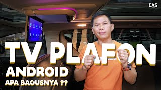 HEAD UNIT KENWOOD DDX 820WS, & TV PLAFON ANDROID JADI MEVVAH  TOYOTA VELLFIRE