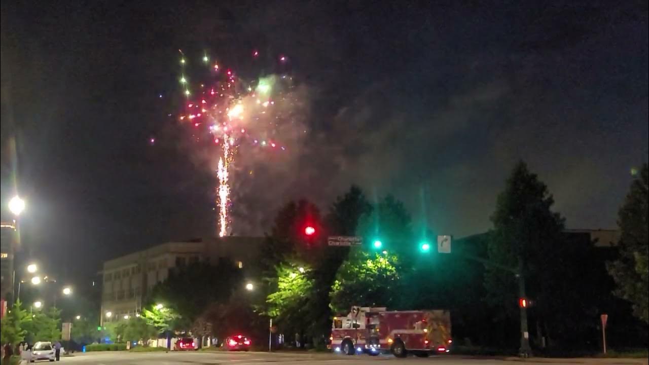 Fireworks downtown Asheville YouTube