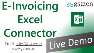 GSTZen E-Invoicing Live Demo - Excel Connector screenshot 5