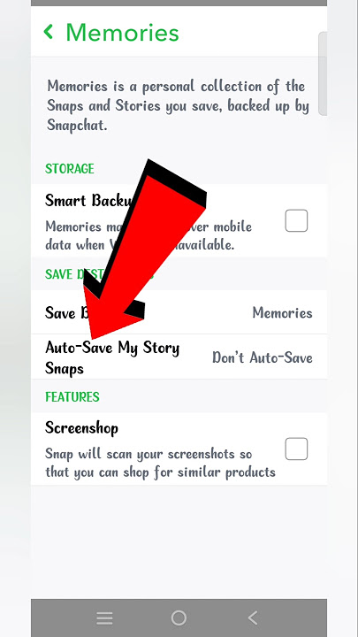 Snapchat Me Auto Save Memories On Kaise Kare | How To Enable Auto Save Memories On Snapchat |