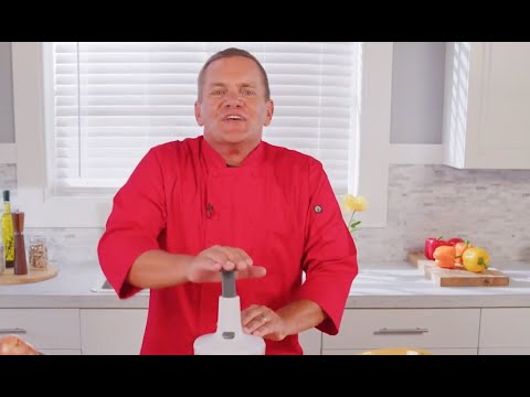 Samurai Chopper Jon Florell chopping food finer