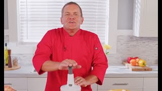 Samurai Chopper!  Jon Florell chopping food finer!!