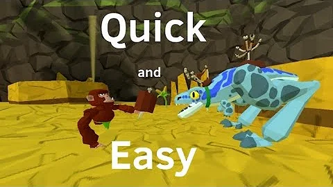 Easy way to level up your dinosaur in ug vr