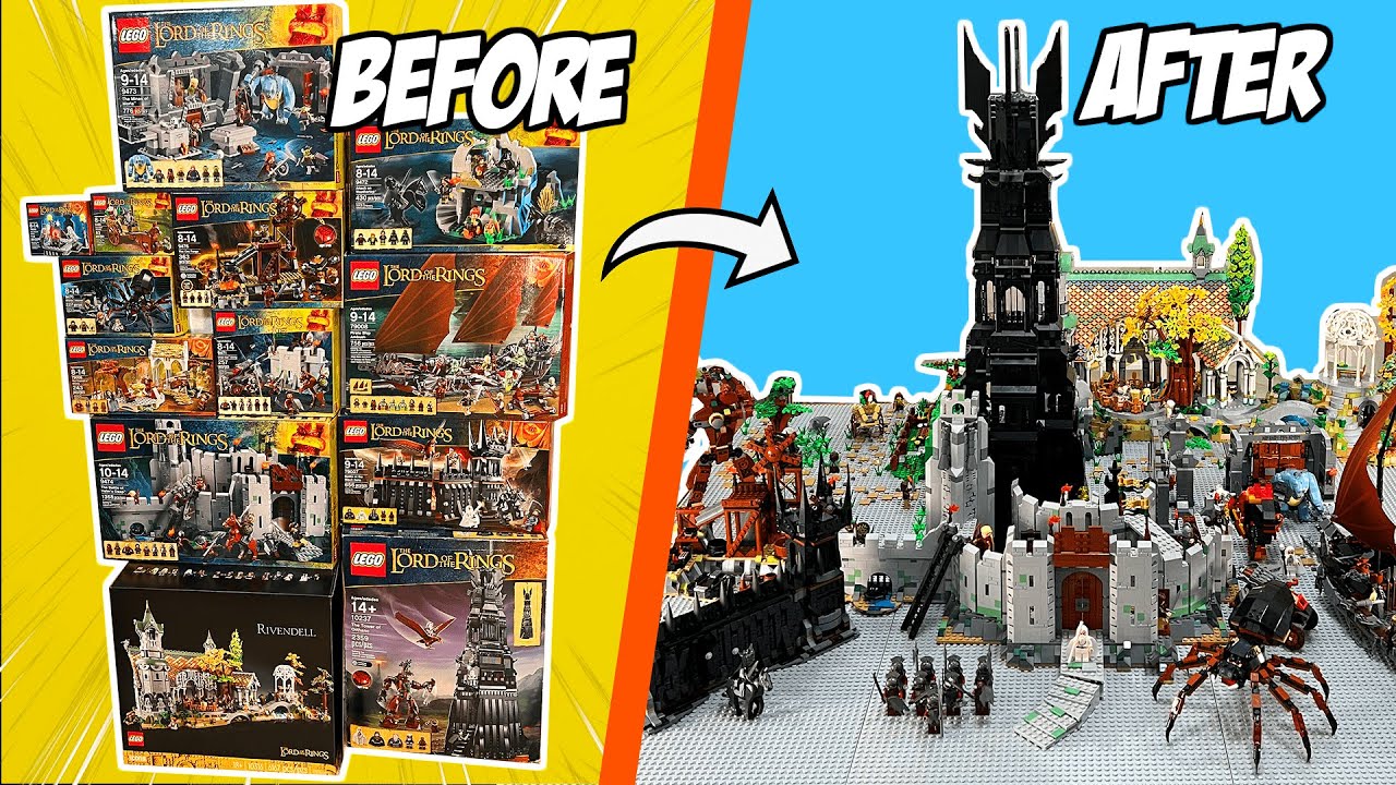 I Built Every LEGO Lord of the Rings Set… 