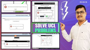 UCL Software Errors 2025: Top 5 Solutions | failed to sync operator details with server |