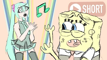 "Somebody that I Used to Know" Miku/Sponge (Animated)