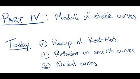 Lecture 12: Nodal curves