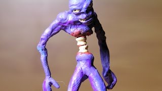 How to make zombie of modeling clay