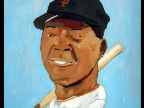 San Francisco Giants, Willie Mays Baseball Art Pai...