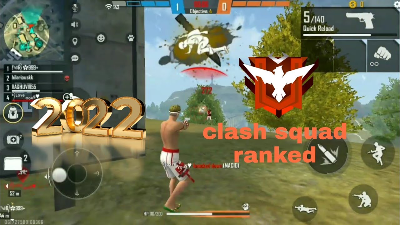 2022 | Garena free fire - CS Ranked Gameplay | free fire clash squad | pic game |