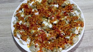 منتوی پیازی   ( Traditional Afghan Food  Manto Piyazi )