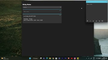 How To Use Windows 11 Sticky Notes (2025)