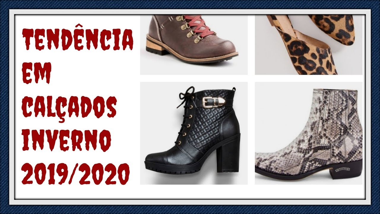 sapatos para outono inverno 2019