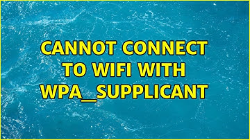 Cannot connect to wifi with wpa_supplicant
