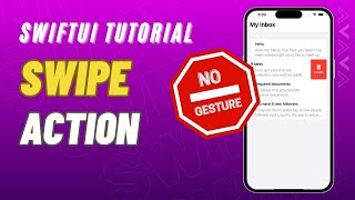 Swipe Action | No Gesture - SwiftUI Tutorial #swiftui #swiftuitutorial #swipe #developer  #animation