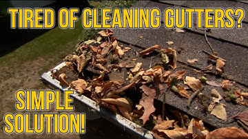 Simple Gutter Guard - Easiest Install, Affordable, Guaranteed - No Tools, Cutting, Fasteners