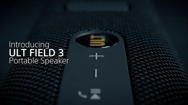FIRST LOOK: Sony ULT FIELD 3 Portable Speaker