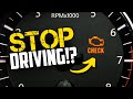 Should you Stop Driving with the Check Engine Light On Blinking or Flashing? Warning Light Fix Reset