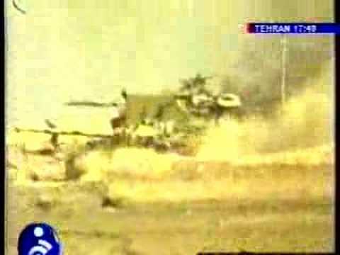 Iranians engage Iraqi T-72