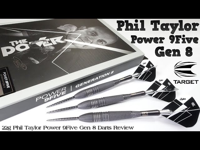 Target PHIL TAYLOR Power 9Five Generation 8 Darts Review - YouTube