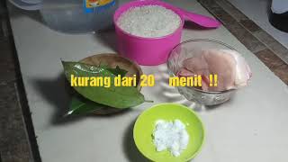 Cara Masak Bubur Ayam 15 Menit Jadi !