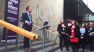 Neil Logan, Director Scotland, accepting the Working on Wheels Outstanding Achievement Award