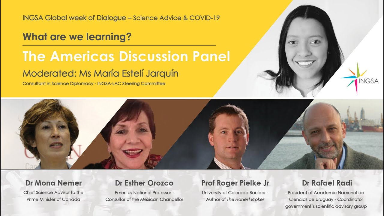 INGSA Week of Dialogue - Pan-American Regional Discussion Webinar - Science Advice and COVID-19