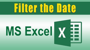 How to filter date in Excel