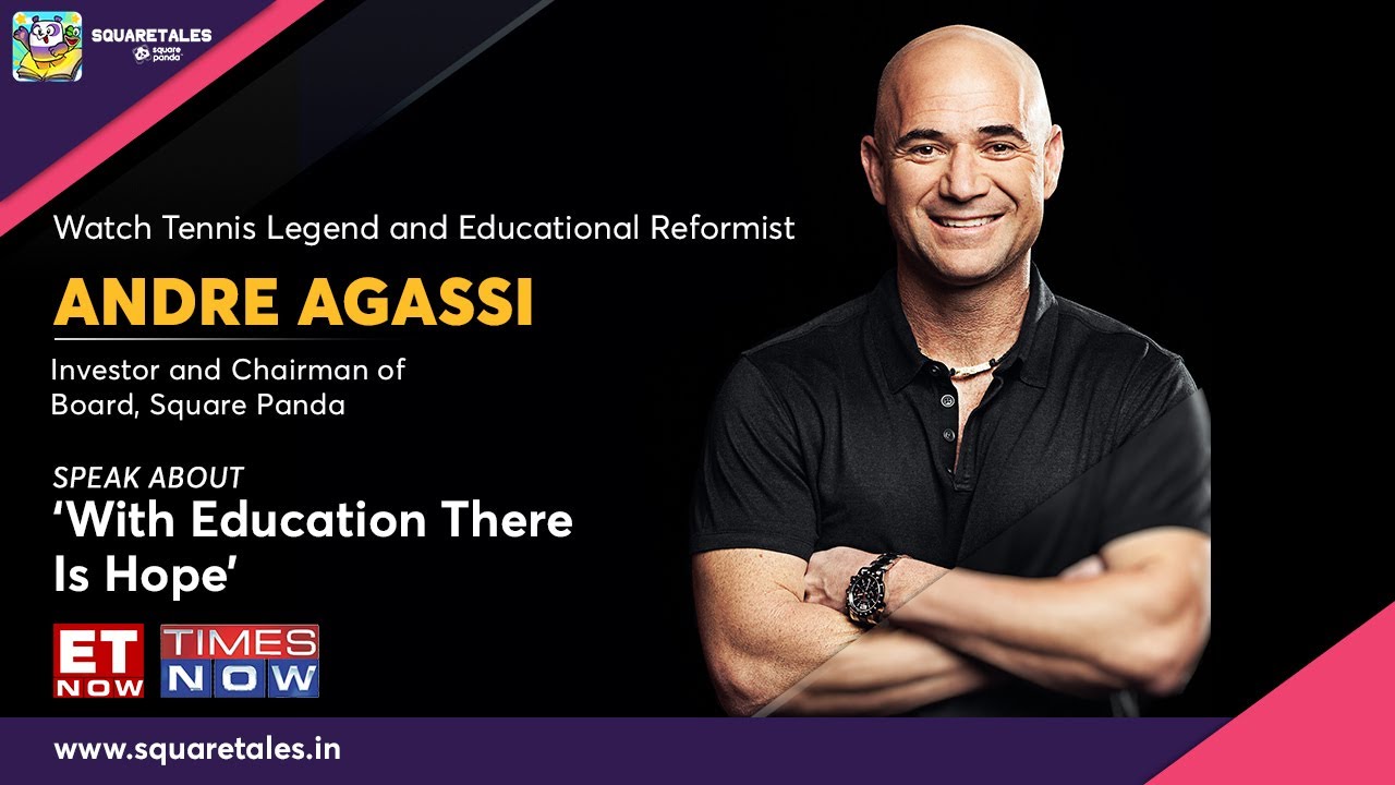 Tennis Legend Andre Agassi speaking about 'With Education There Is Hope'
