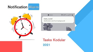 Tasks | How to use Alarm Manager extension Kodular
