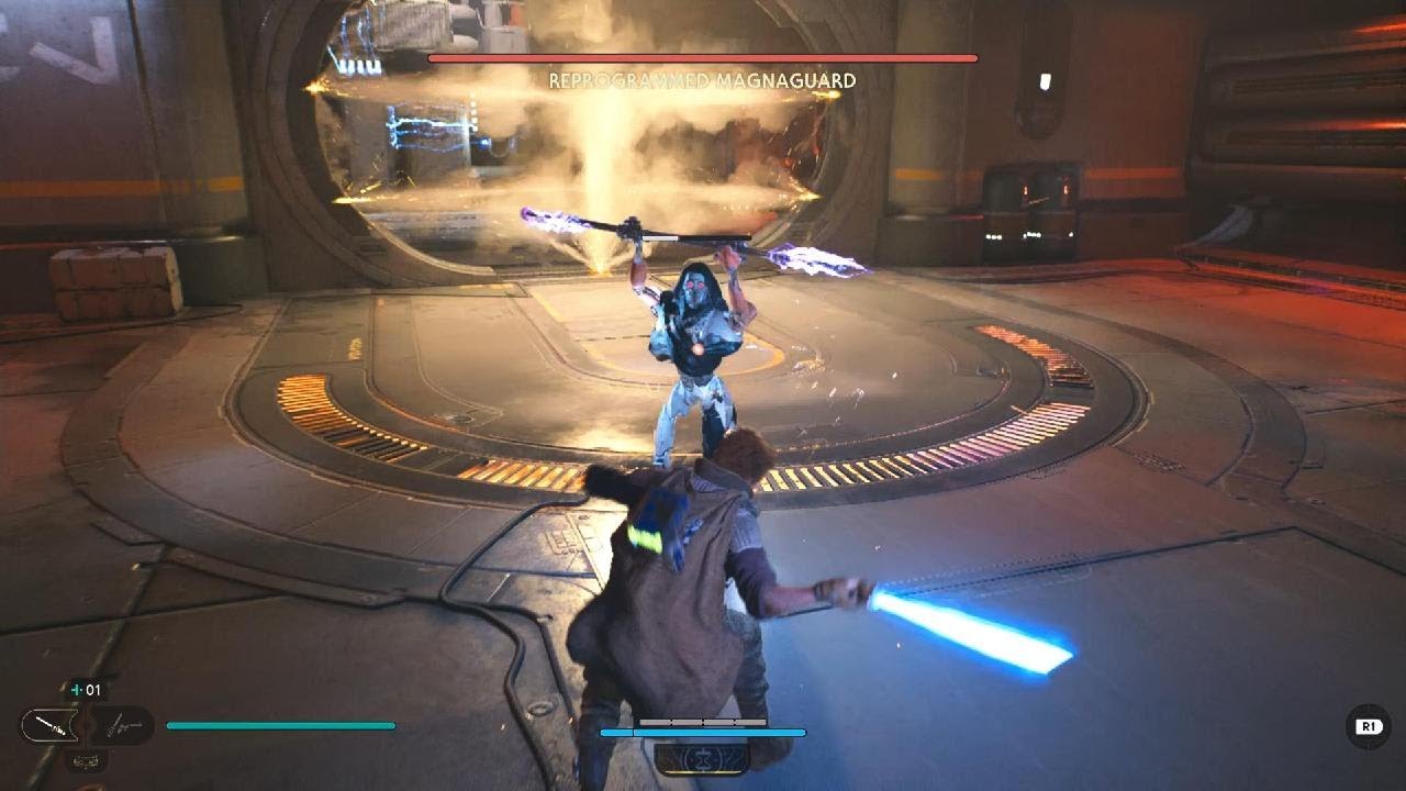 STAR WARS Jedi: Survivor - Reprogrammed Magnaguard - YouTube