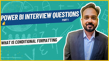 Power BI Interview Questions- What is conditional formatting in Power BI?| How color background/font