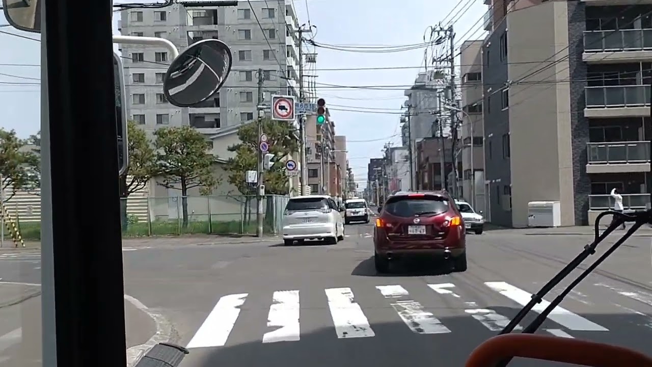 ジェイ・アール北海道バス・琴似【バス前面展望(乗合)】普通 [53] 啓明線(琴似エリア)「啓明ターミナル〜中央区役所前〜大通西4丁目」　〘高評価 と チャンネル登録 お願いします〙