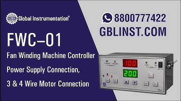 FWC 01 Fan Winding Machine Controller Connection