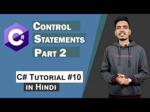 Control Statements in C# |C# Basics for Beginners in Hindi