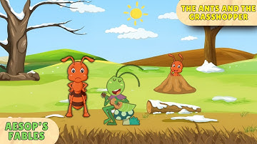 The Ants and the Grasshopper: Aesop’s Fable of Hard Work and Kindness | Stories and Fables for Kids