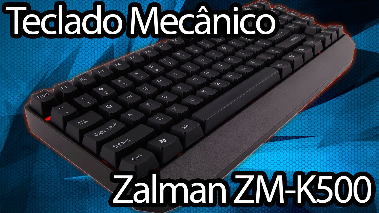 Clavier Mécanique Zalman ZM-K500 – AZERTY Français – Noir – Gaming – NEUF