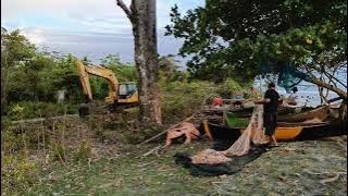 PANTAI MASANG TIKU V JORONG AKHIRNYA DAPAT BANTUAN BATU GRIB DARI PEMERINTAH
