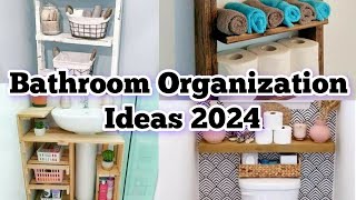 30+ BATHROOM ORGANIZATION + STORAGE IDEAS 2024