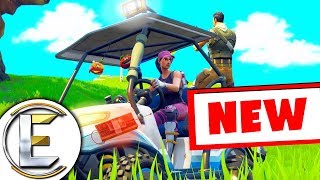 Explosive Strapped To The Golf Cart! - Fortnite Battle Royale (Golf Cart Drive-By)