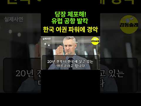 '한국인 가족 무시했던 유럽 공항 발칵', 공항에서 한국여권 내밀자 난리난 상황