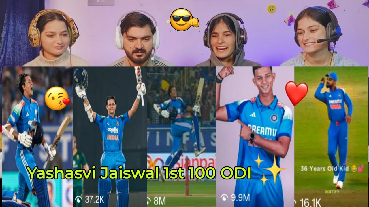 Yashasvi Jaiswal ODI 100 Reaction | Virat Kohli No-Look Shot & Viral Funny Moments 🔥😂