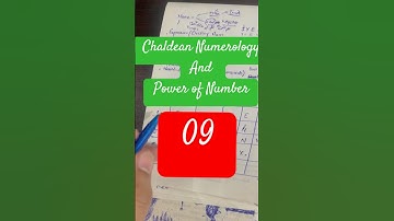 Chaldean numerology/power of number 9 #numerology #chaldean #shortsfeed