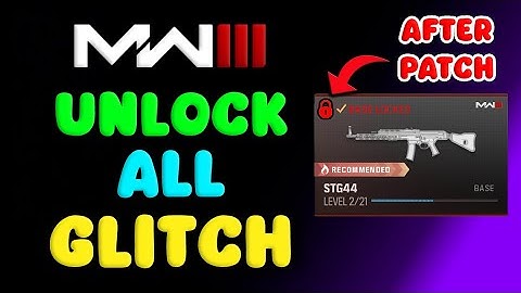 ✅MW3 INSTANT UNLOCK GLITCH!✅(AFTER PATCH) - MW3 UNLOCK ALL GLITCH + ALL ATTACHMENTS! (MW3 GLITCHES)