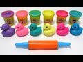 Играем и учим цвета на английском с блестящими уточками из пластилина Play-Doh Sparkle.