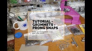 Tutorial - Grommets - Prong Snaps - GoldStarTool.com - 800-868-4419 screenshot 2