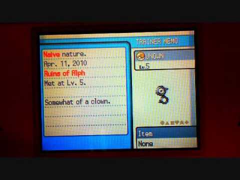 Pokemon SoulSilver  #07 - Resolvendo mistérios de Unown 